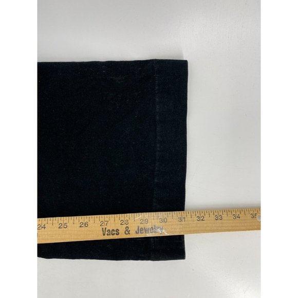 Banana Republic Women's Martin Fit Flared Black Velour Corduroy Pants Size 25 - Picture 13 of 14